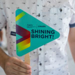 Image of fan saying AMA Shining Bright from 2021 Prisms