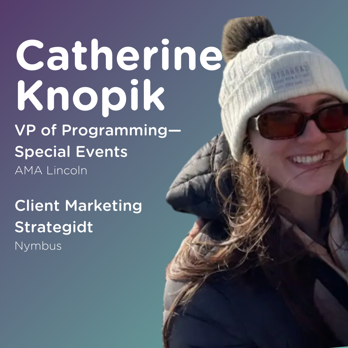 Image of Ty Westover with the text "Ty Westover", "VP of Membership, AMA Lincoln" and "Owner, ConnectTY IMS"