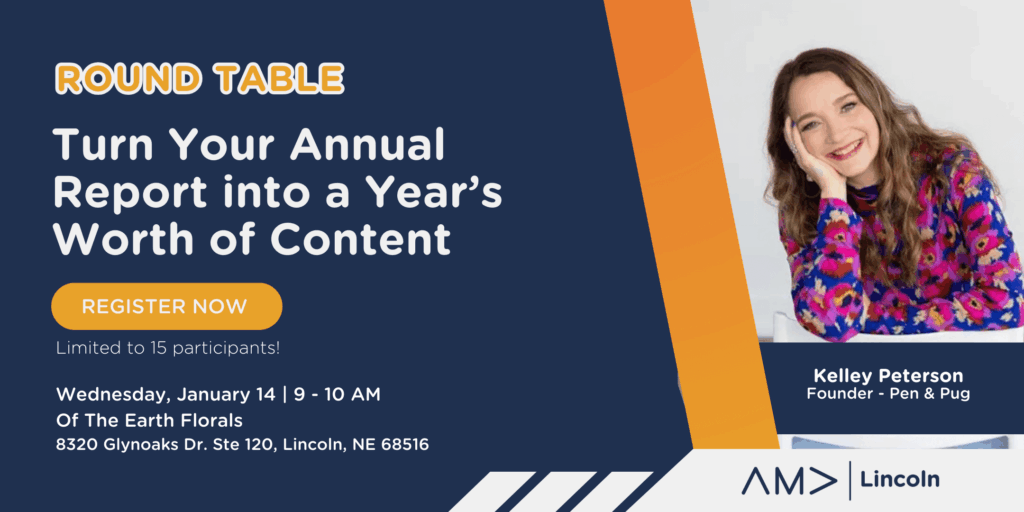 Round Table: Turn Your Annual Report into a Year's Worth of Content with Kelley Peterson